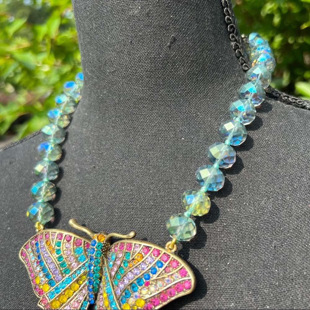 Heidi Daus Dazzling Crystal Butterfly Necklace - Picture 8 of 15